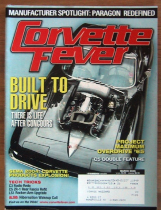 CORVETTE FEVER 2005 MAR - MAXIMUM OVERDRIVE, LS1